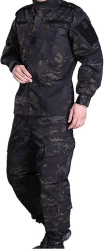 Military Tactical Mens Hunting Combat BDU Uniform Suit Shirt & Pants with Belt