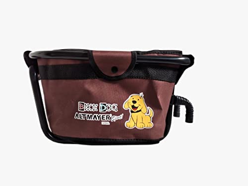 Cadeirinha Cestinha Bike Dog para Bicicleta Marrom - Altmayer AL198