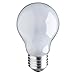 Lighted - Alogena standard con vetro opaco ECO 70 W attacco E27 a risparmio energetico e regolabile