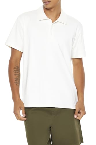 Forever 21 Men's Textured Polo Shirt