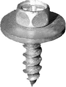 Swordfish 64905 - Fender Liner Under Cover Splash Shield Phillips Hex Head Washer Screw for Toyota 90159-60383, 90159-A0010, 90159-60431 Package of 25pcs