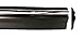 Automotive Authority Black Chrome Side Body Trim Molding Replacement for 1994-1997 Dodge Ram Pickup Truck - 1-7/8