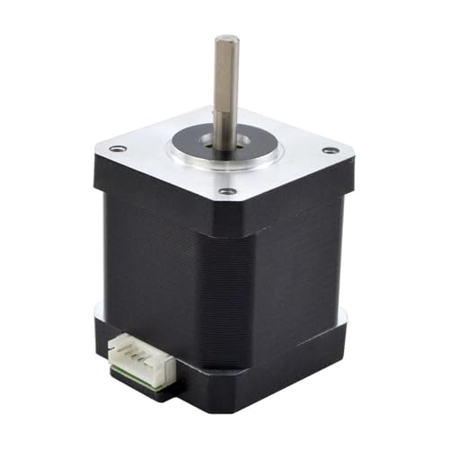 Motor paso a paso bipolar Nema 17 de 4 hilos y cable largo para maquinaria de precisión