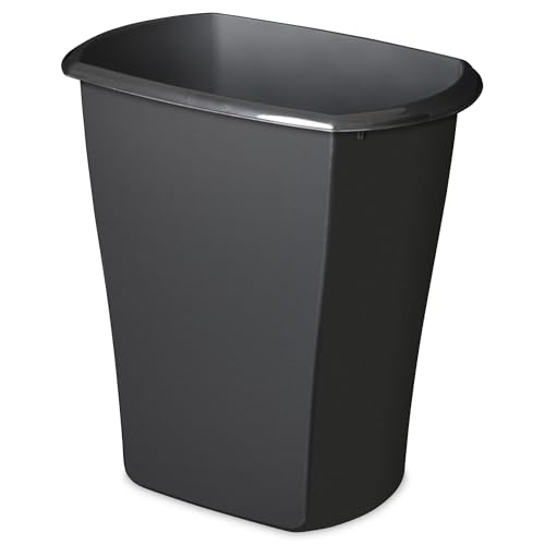 Caneca de basura plástica grande para cocina 10 galones miniatura 6