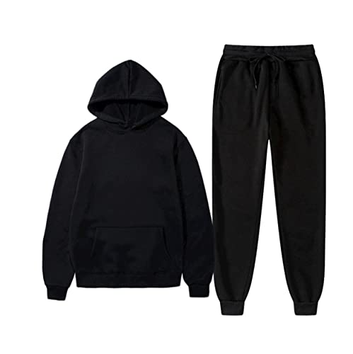 Survêtement homme en polaire noir XXL Kiioouu avec poches pratiques