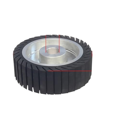 6“ 150x50mm/25mm Expander Wheel Rubber Polishing With 473x50mm Sanding Sleeves P40-P800 For Grinding Woodworking(150x50x25mm)