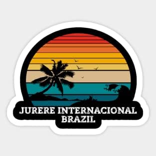 Stickers Vinyl Jurerã Internacional Santa Catarina Beach- Vinyl Stickers Laptop Decal Water Bottle Sticker Funny Sticker, Gifts Sticker6803