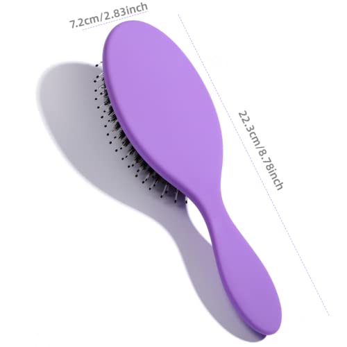 Hair Extension Brush and Detangler Massage Hair Brush Professional Detangle Natural Bristle Cushion Nylon Brush Comb Soft Bristle Hairbrushes for Women - Image 2