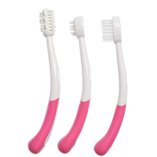 Image of Dreambaby 3 Stage Baby Gum & Tooth Care (Pink)