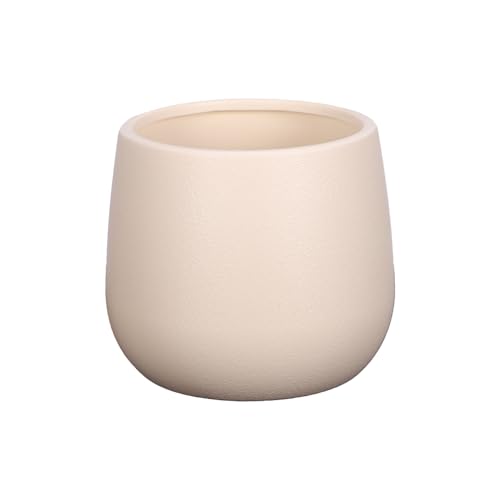 YATAI Wicker-Style Plastic Planter Pot Durable & Lightweight Modern Textured Decorative Vase for Flowers Boho Decor Pampas Flowers Pot for Indoor & Outdoor Use Floor Vase for Home Decor (20x17)