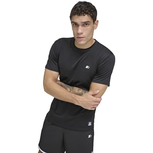 Starter Men's Quick Dry Short Sleeve Lightweight UPF Active Top