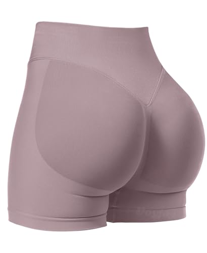 Image of VOYJOY Women Workout Impact Shorts 2.5 inch / 3.6 inch / 4.5 inch / 6 inch Scrunch Butt Booty | Tummy Control, High Waisted, Bike Short, Gentle Compression, for Women