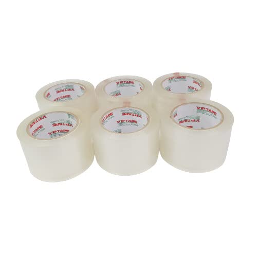 VPTAPE Industrial Packaging Tape, 3 Inch x 110 Yards,Thickness 2.0 Mil, Clear (24 Pack)