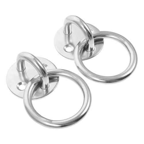 KICHOUSE 2Piezas Kit Colgante Para Anillo Inoxidable Para Sillón Colgante Soporte Resistente Para Montaje