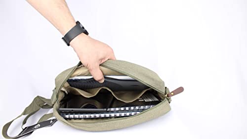 Bolsa de Lona Unissex Keuven de Ombro (Verde)