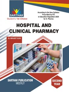 Buy D.Pharma 2nd Year Hospital & Clinical Pharmacy (English) Book ...