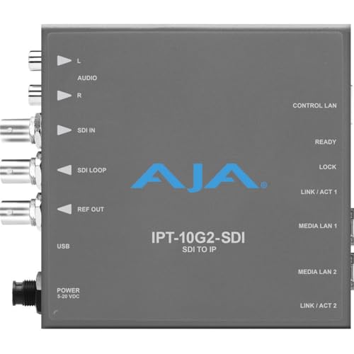Aja IPT-10G2-SDI 3G-SDI to SMPTE ST 2110 IP MINI-Converter