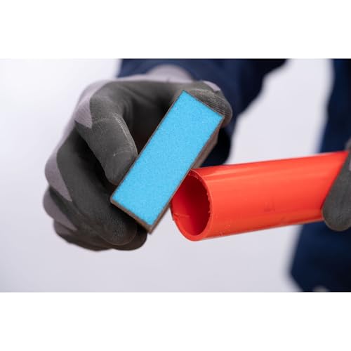 PFERD TOOLS Schleifschwamm-Set, 3-teilig | 69 x 98 x 26 mm A60, A100, A180 | 44698010 – für universelle Anwendung, 4-seitig