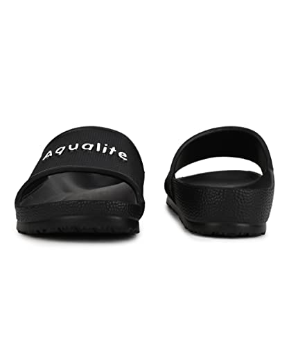 Image of Aqualite NEO-254 Men Slides Slipper with Slip-on wear, Comfort and Flat Base Flipflop for dailywear uses.