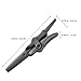 NOLITOY Round Scissors for Eyebrow Nose and Beard Trimming Portable Grooming Tool for Men and Women Ergonomic Design for Comfortable Grip Beauty Scissor Gray