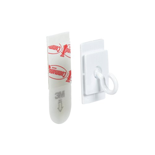 Gancho de techo blanco Command para colgar objetos ligeros sin usar brocas 4