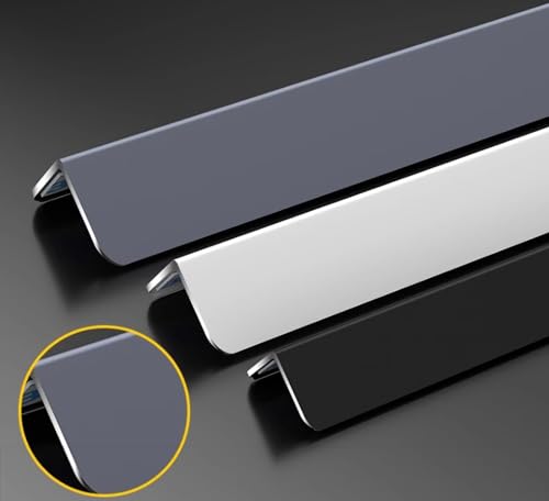 Protector de esquinas para paredes de aluminio autoadhesivo de 1.5cm y longitud 2.4m 6