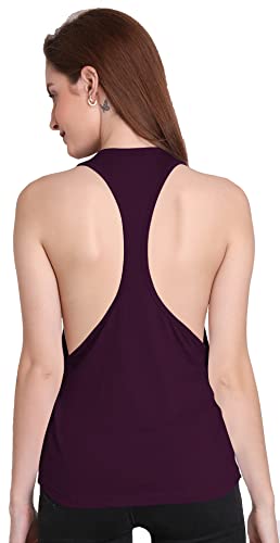 Image of THE BLAZZE Women's Sleeveless Loose Fit Racerback Yoga Workout Tank Top