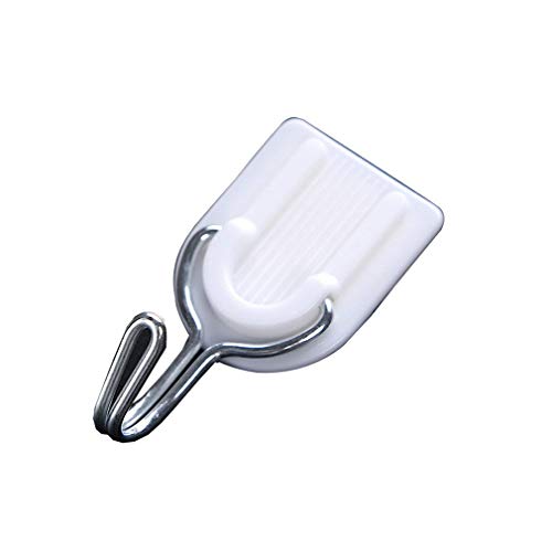 Richoyster 6Pcs Crochets Adhésifs Salle De Bains Cuisine Crochets Serviette Porte-Sac À Main Support Mural Cover