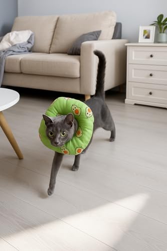 Colar Elizabetano Ajustável YOLOPET – Confortável e Flexível, Proteção Pós-Cirúrgica para Pets – Est