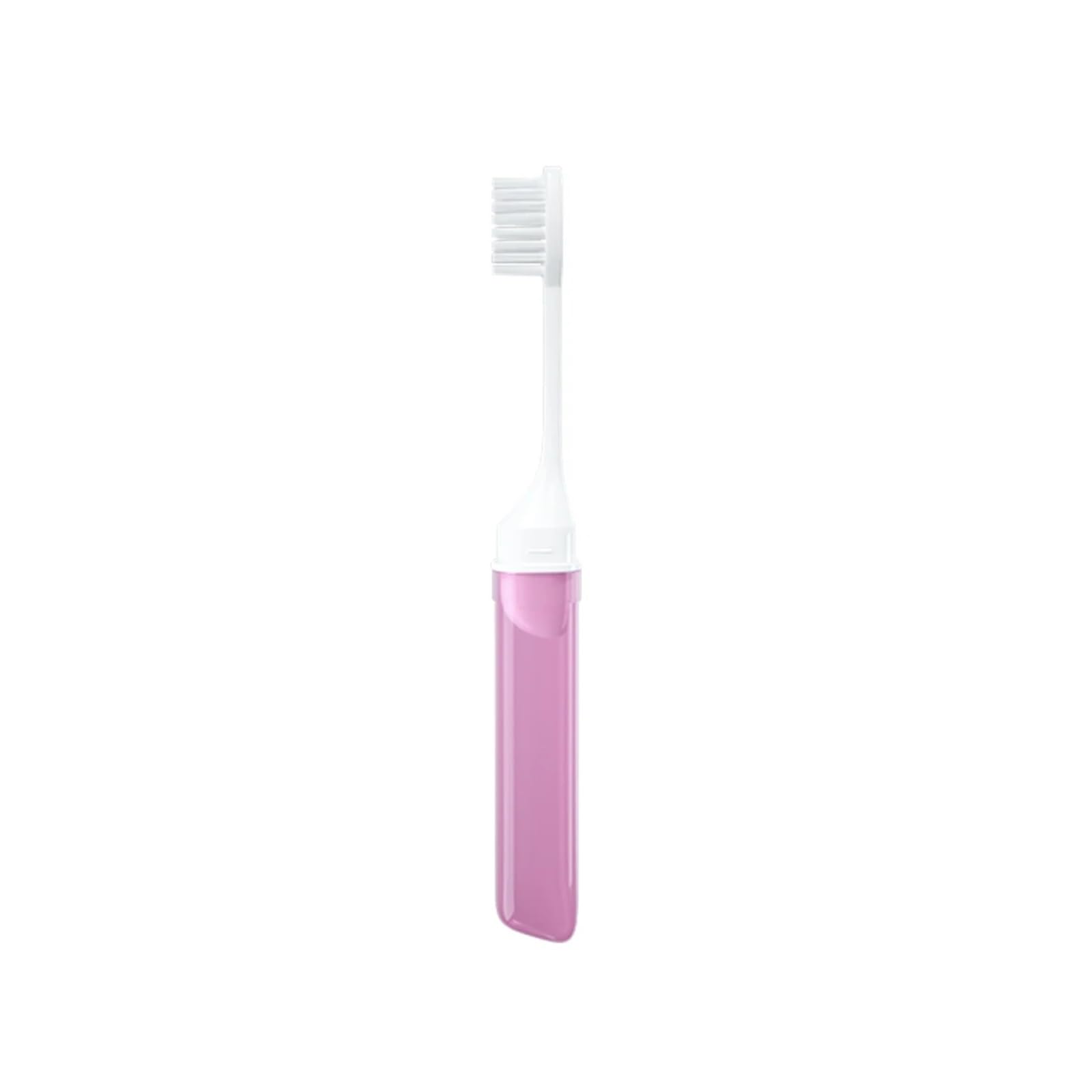 100 pezzi mini spazzolino da viaggio pieghevole portatile piccolo spazzolino pieghevole da viaggio for adulti(100pcs Pink)