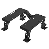 Plataforma de sentadillas y mesa de remo con barra en T con ruedas de transporte, mesa de tracción trasera, banco de rizos isquiotibiales y accesorios de banco de glúteos para gimnasio en casa