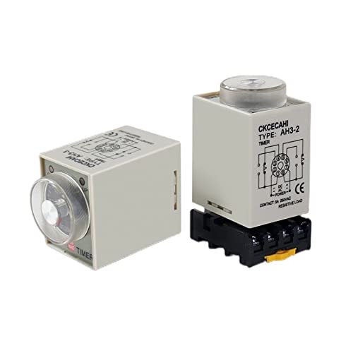 Relais temporisé AH3-2 AC 380V avec temporisation de 60 secondes à 8 broches