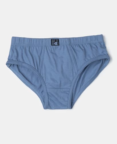 Image of Jockey 3035 Boys Super Combed Cotton Solid Brief with Ultrasoft Waistband (Pack of 3, Colors & Prints May Vary)