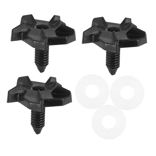 PRETYZOOM 1 Set Brim Screws Helmets Sport Replacement Safety Screws Mounting Clip Visor Bolts Attachment Nuts Repair Kit Fastener Plastic