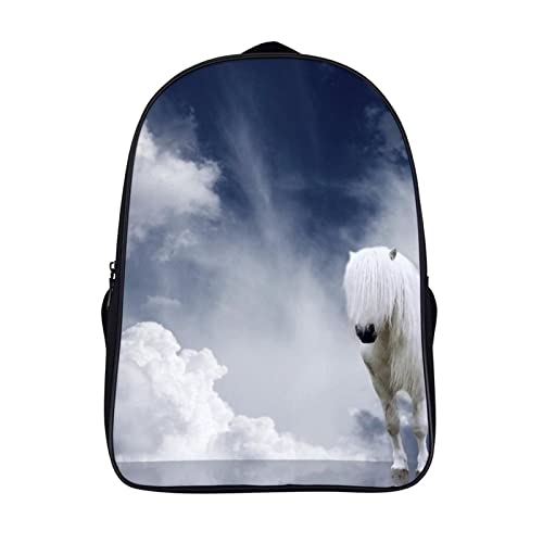 3D Cool sac à dos Cheval imprimé : le cartable ultra-tendance pour adolescent et adolescente