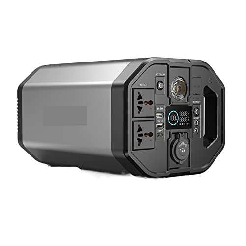 PROPFE 500 W Portable Power Station AC 220 V 630 WH Li-ION Batería solar exterior Almacenamiento de energía Fuente de alimentación Banco de alimentación para Camping RV (Color: C, Tamaño: UK)