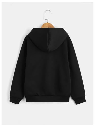 Image of Floerns Boys Graphic Print Sweatshirt Long Sleeve Drop Shoulder Pullover Hoodie