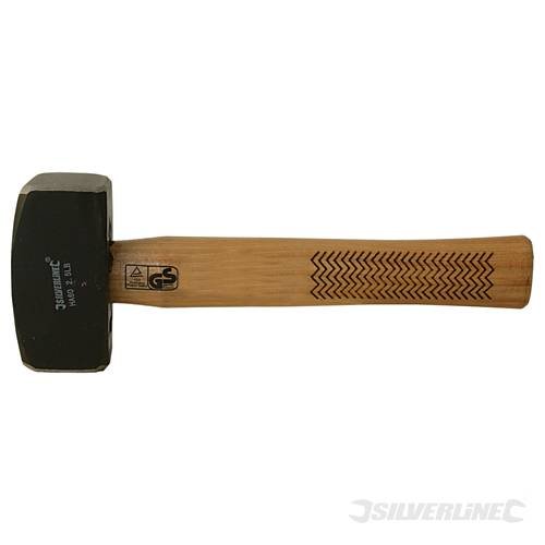 Hammers Hickory Shaft Hickory Lump Hammer 2.5lb Hardened forged steel head, hardwood shaft. For masonry, light demolition work, driving masonry nails and using with meta chisel for splitting masonry.