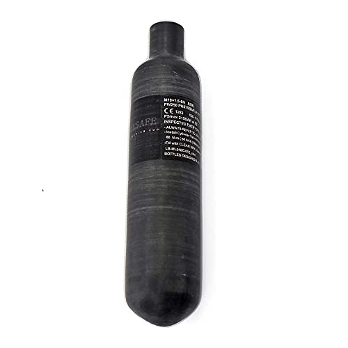 IORMAN 4500psi High Pressure Composite Cylinder Carbon Fiber PCP Paintball Air Tank (Empty Bottle) (0.7L CE Tank)