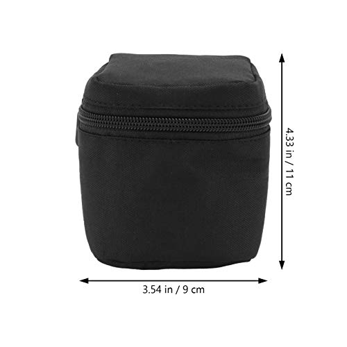 Lurrose Bolsa de Armazenamento de Lente de Câmera Bolsa Protetora de Lente de Câmera para Bolsa de C