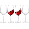 JMIATRY Plastic Wine Glasses Set of 4, 550ml/19oz Plastic Red Wine Glasses Reusable, Unbreakable Long Stemmed Plastics Wines Glass for Wedding, Christmas, Picnics, Camping, Hot Tubs and Pools