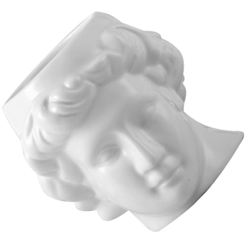 Healifty Taza Decorativa De Cerámica 600ml Figura...