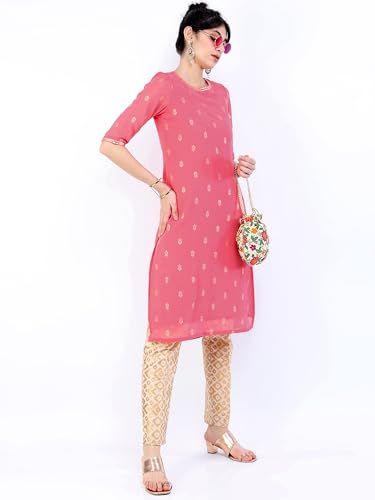 Image of Vishudh Women's Kurta | Comfortable Ethnic Wear for Daily Use | Lightweight & Breathable Indian Top