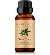 Tea Tree Essential Oils 10ML, Organic 100% Pure and Natural Tea Tree Essential Oil for Aromathera...