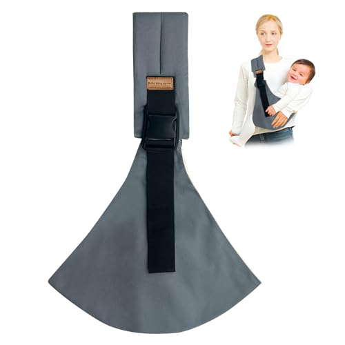 Baby Sling Carrier,Toddler Carrier,2026 New Baby Sling,Portable and Lightweight Sling,Non-Slip Hip Seat Carrying 10-30lbs(Grey)