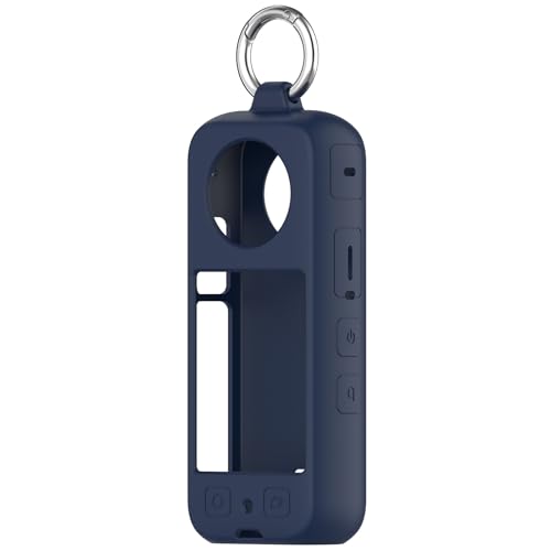 KOOLRIVER�EInsta360�݊��i X3 �V���R���P�[�X/�J�o�[ �ϏՌ� �J�o�[ �J���r�i�t�� �V���R���J�o�[ �C���X�^360 X3 �ی�J�o�[(�_�[�N�u���[)