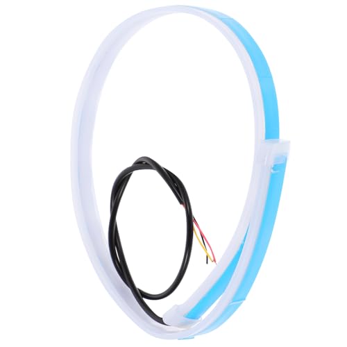 Tira de luces LED para coche y luz antiniebla de silicona resistente para circulacion diurna