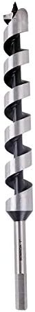 SOMADA 1-Inch x 12-Inch Auger Drill Bit for Wood, Hex Shank 3/8-Inch, Ship Auger Long Drill Bit for Soft and Hard Wood, Plastic, Drywall and Composite Materials
