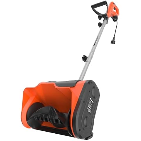 Maxlander Electric Snow Shovel, 11 inch 10Amp Corded Snow Shovel for Driveway, Electric Shovel for Snow Removal with Powerful Motor and Adjustable Handle, 300lbs/Min Cover