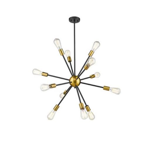 Nautical Replica Hub Modern Sputnik Chandelier 12-Light Starburst Pendant Lighting Mid-Century Hanging Light Fixture, Black and Gold Brushed steampunk buy now online Nautical Replica Hub Modern Sputnik Chandelier 12-Light Starburst Pendant Lighting Mid-Century Hanging Light Fixture, Black and Gold Brushed steampunk buy now online
